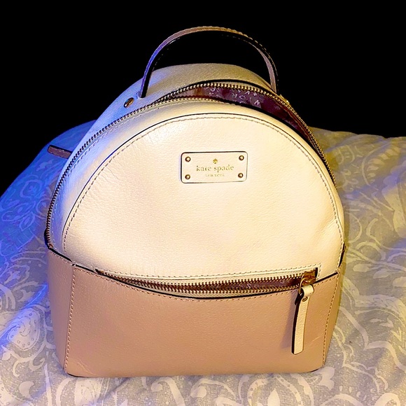 Kate spade backpack . Light pink & nude